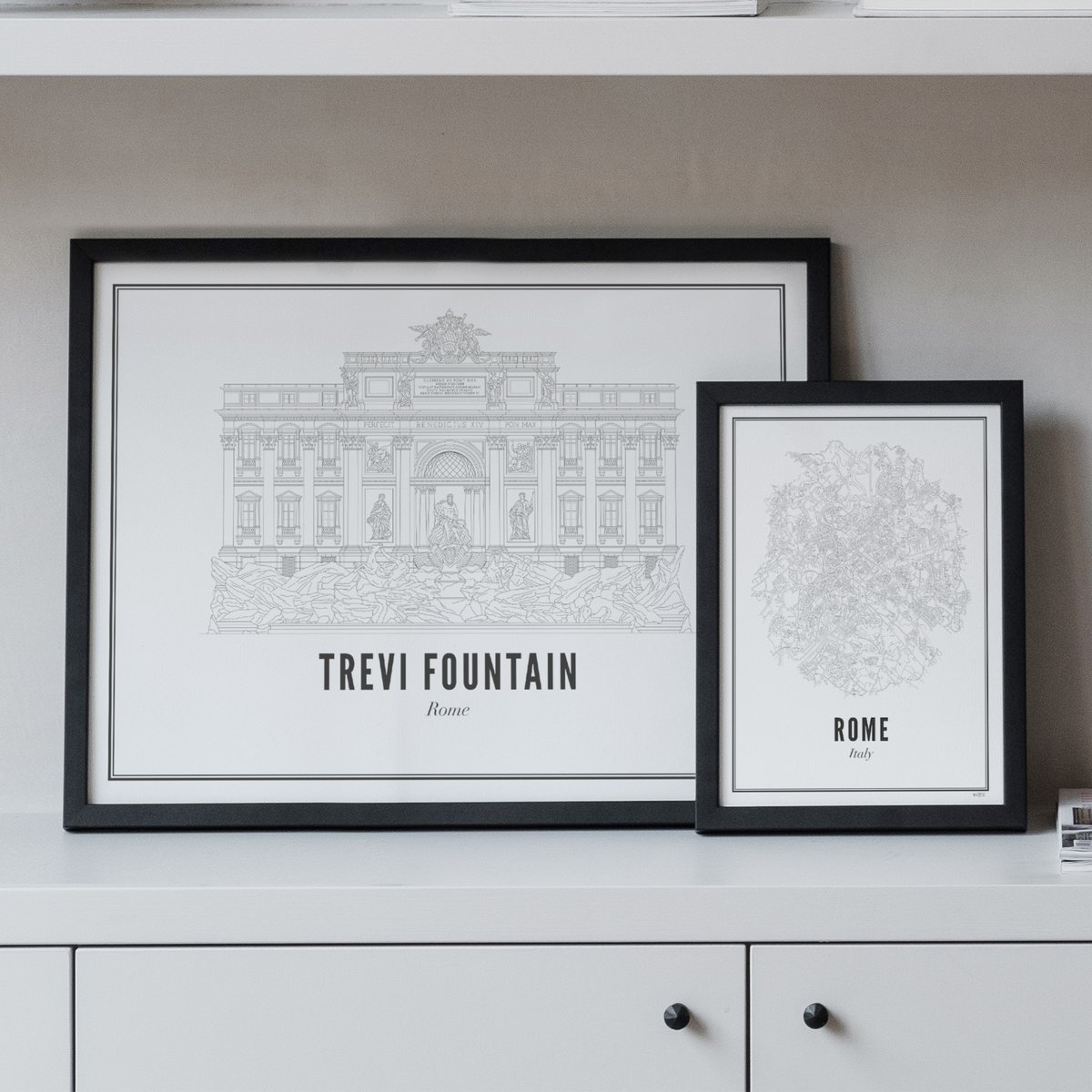 Poster von Rom - Trevi-Brunnen | WIJCK.